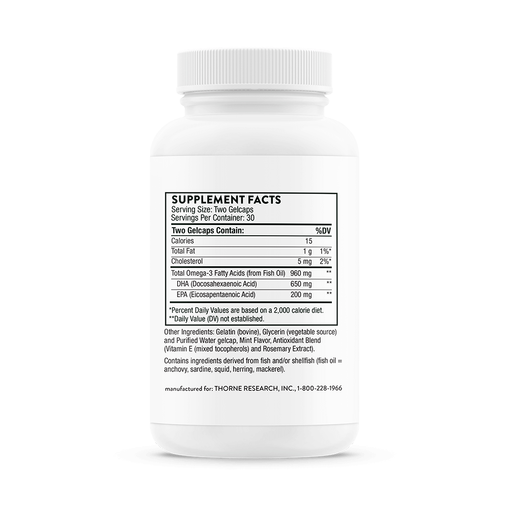 Advanced DHA - 650 Mg DHA/200 Mg EPA 60 Gelcaps-Fish Oil-AlchePharma