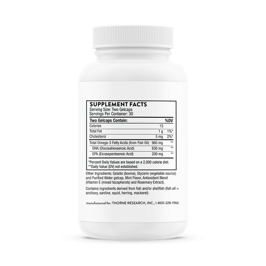 Advanced DHA - 650 Mg DHA/200 Mg EPA 60 Gelcaps-Fish Oil-AlchePharma