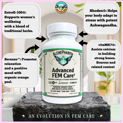 Advanced FEM Care† - Hormonal Balance & Women's Wellness | AlchePharma-AlchePharma