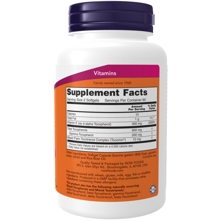 Advanced Gamma E Complex 120 Softgels-Vitamins-AlchePharma