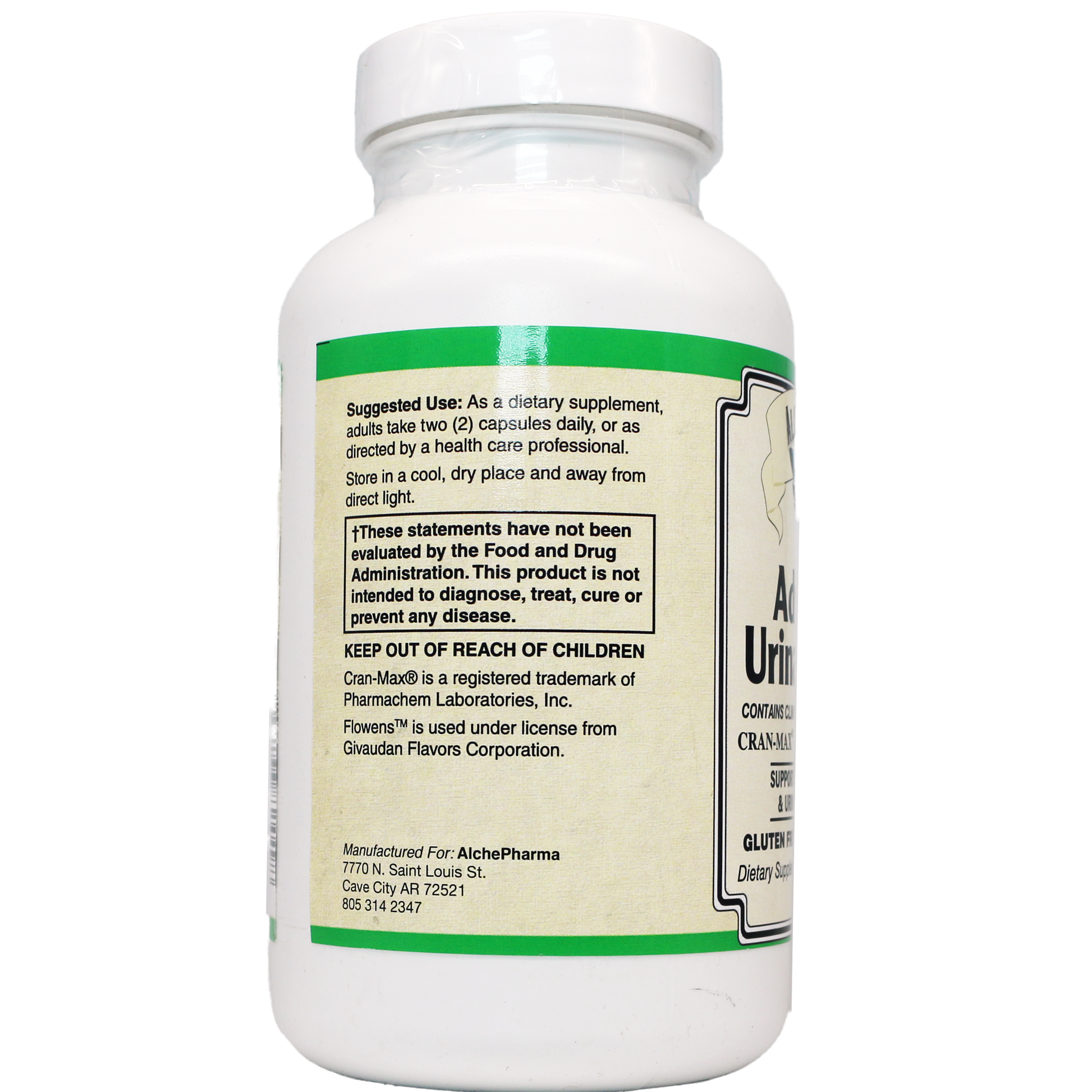 Advanced Urinary Care: Clinically-Studied Support for Bladder Health-Urinary Tract Health-AlchePharma
