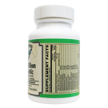AlchePharma 100 Billion Ultimate Survival Probiotic with Bio-Enhanced Acid Resistant Strains (B.E.A.R.S.) and FiberAid® Prebiotic-probiotics-AlchePharma