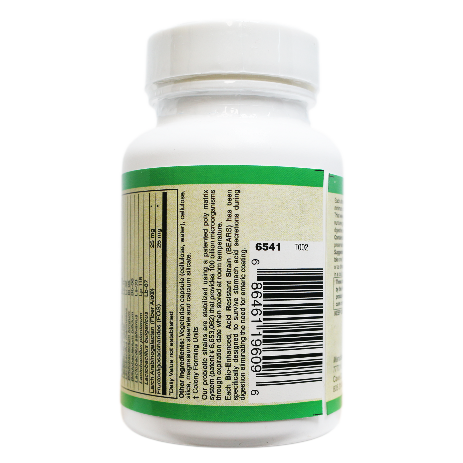 AlchePharma 100 Billion Ultimate Survival Probiotic with Bio-Enhanced Acid Resistant Strains (B.E.A.R.S.) and FiberAid® Prebiotic-probiotics-AlchePharma