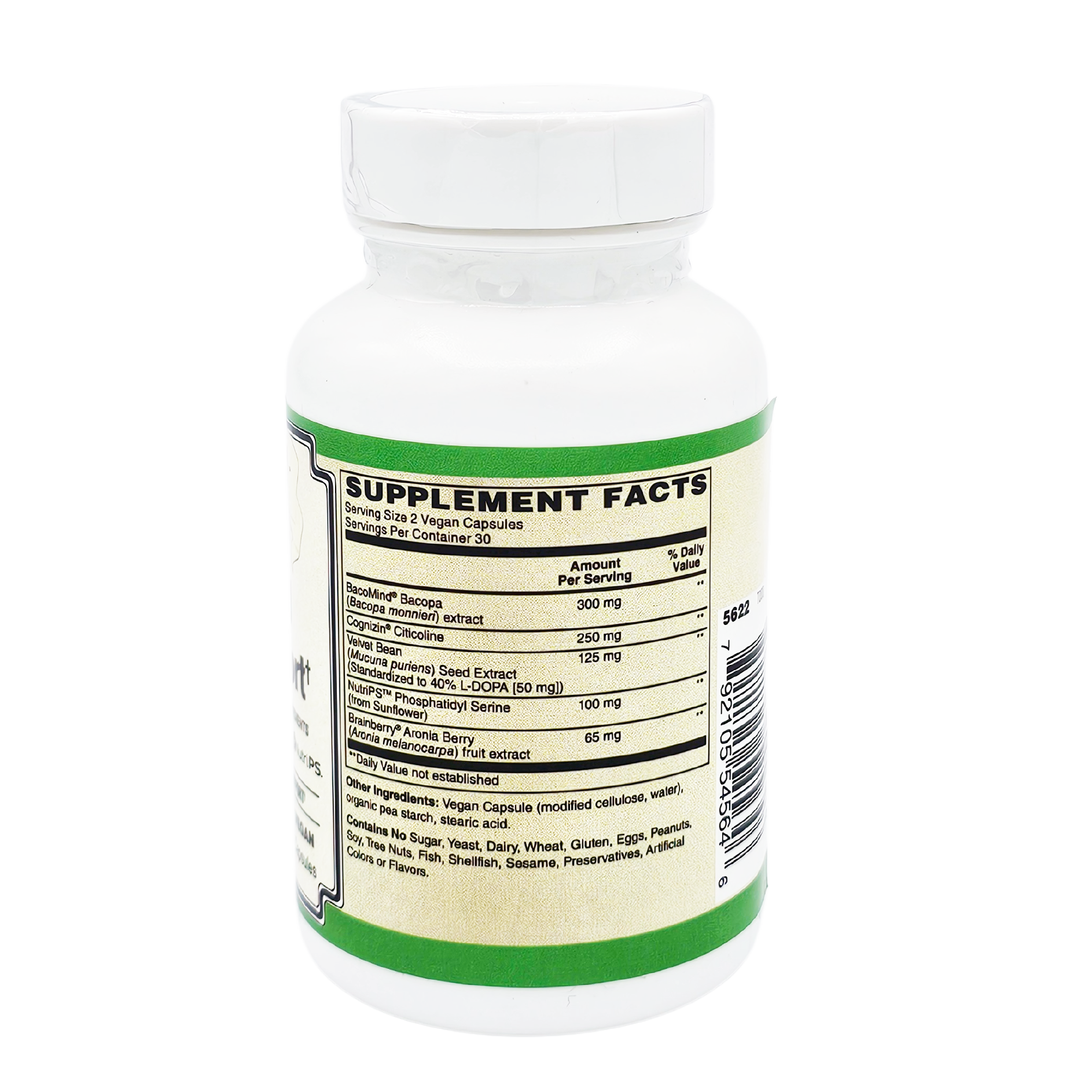 AlchePharma Advanced Brain Support: Enhance Memory, Focus, and Cognition. Vegan-AlchePharma