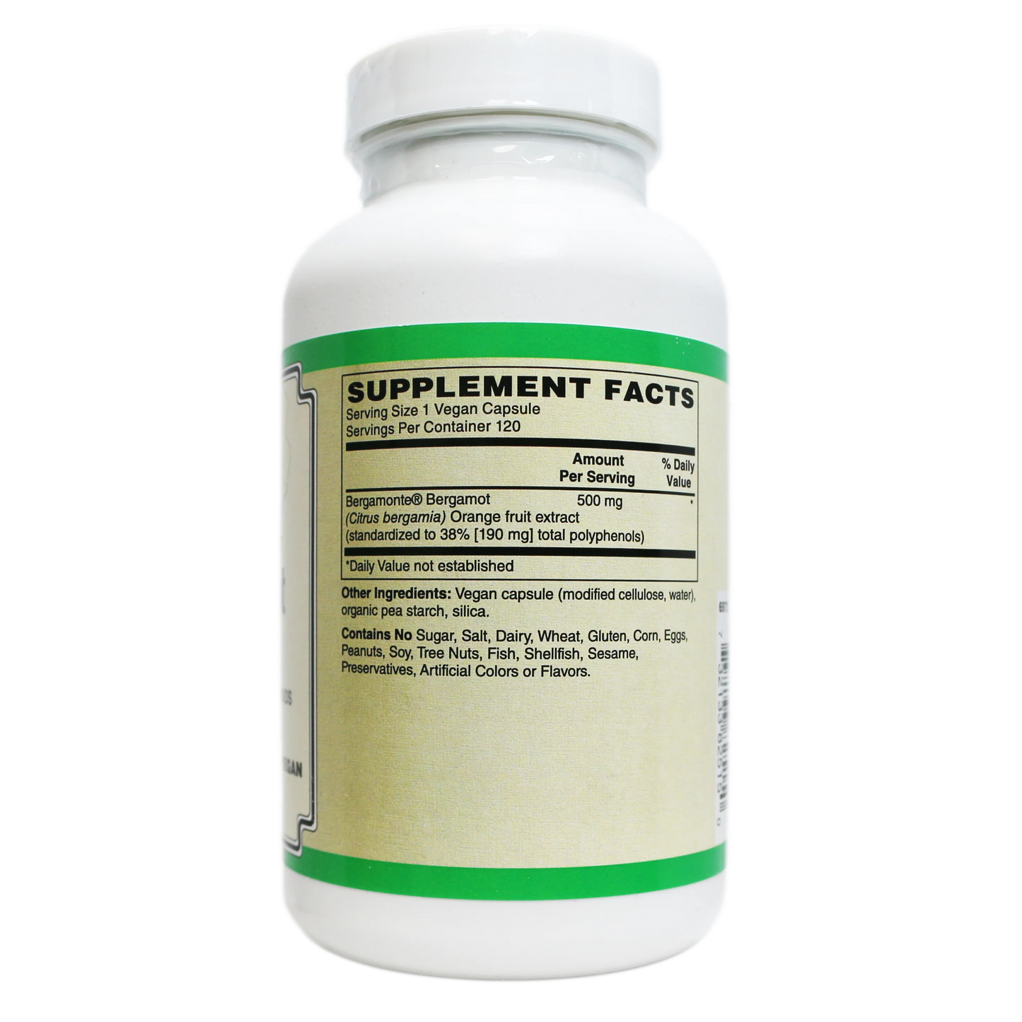 Bergamonte® - 500 Mg Bergamot Orange fruit extract (standardized to 38% polyphenols)