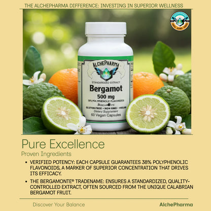 Bergamonte® - 500 Mg Bergamot Orange fruit extract (standardized to 38% polyphenols)
