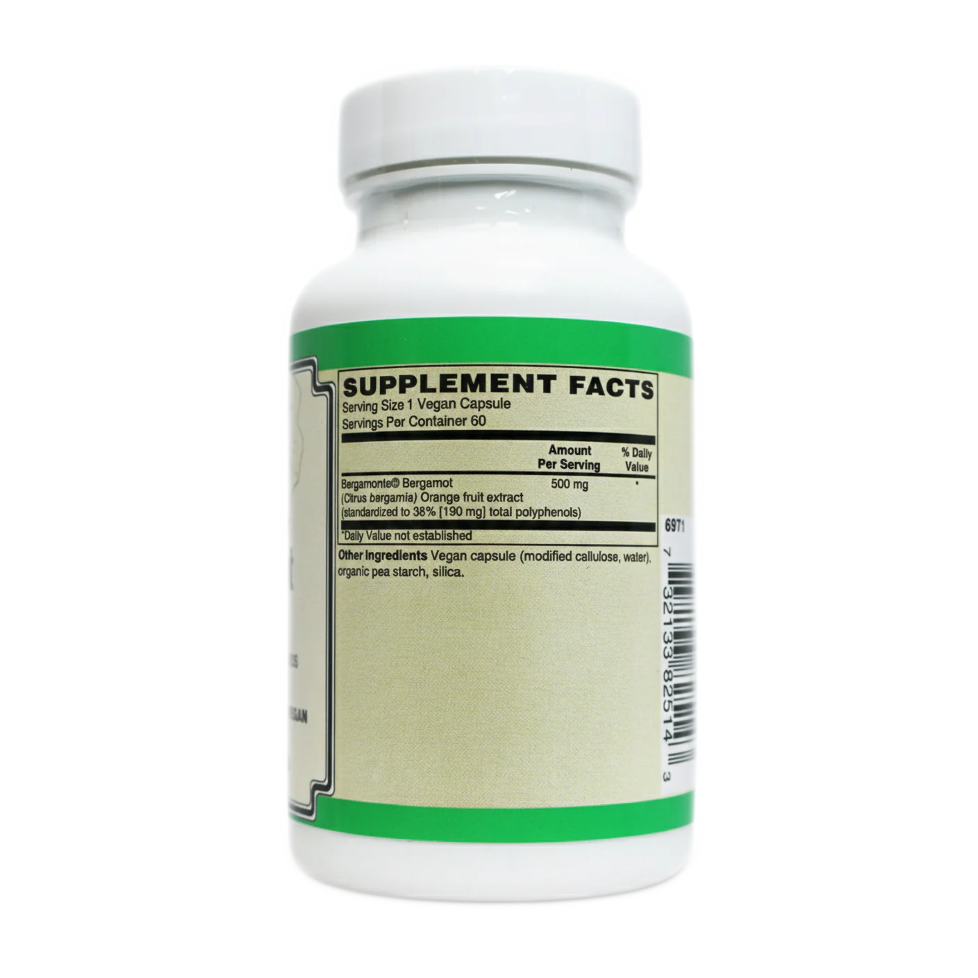 Bergamonte® - 500 Mg Bergamot Orange fruit extract (standardized to 38% polyphenols)