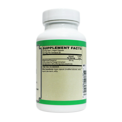 Bergamonte® - 500 Mg Bergamot Orange fruit extract (standardized to 38% polyphenols)