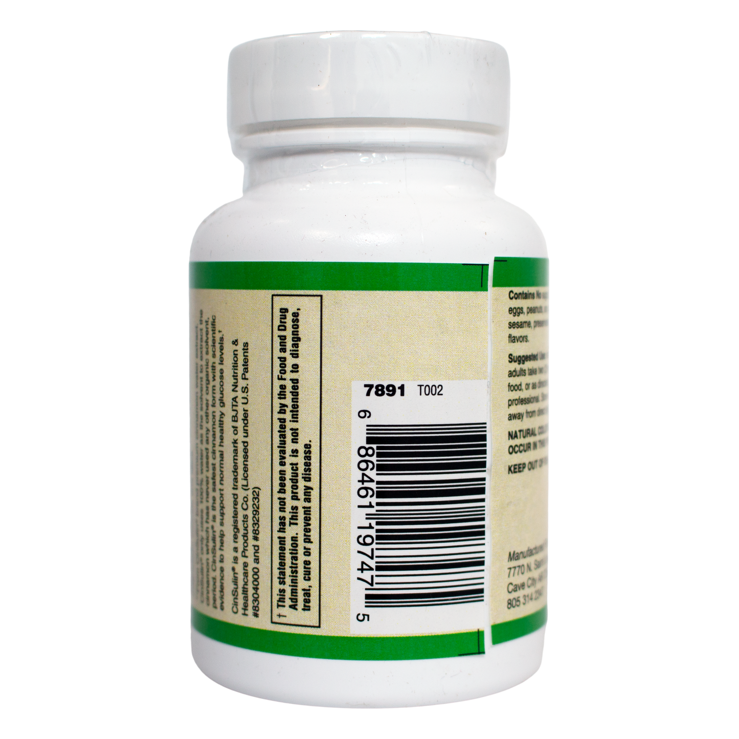 AlchePharma CinSulin® Water-Soluble Cinnamon Extract 500 mg-AlchePharma