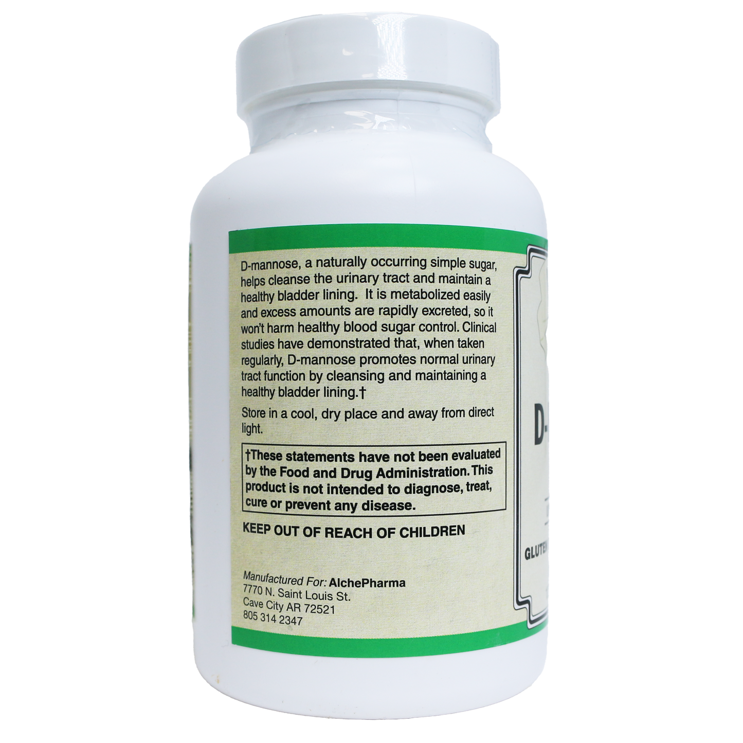 AlchePharma D-Mannose 1000mg-AlchePharma