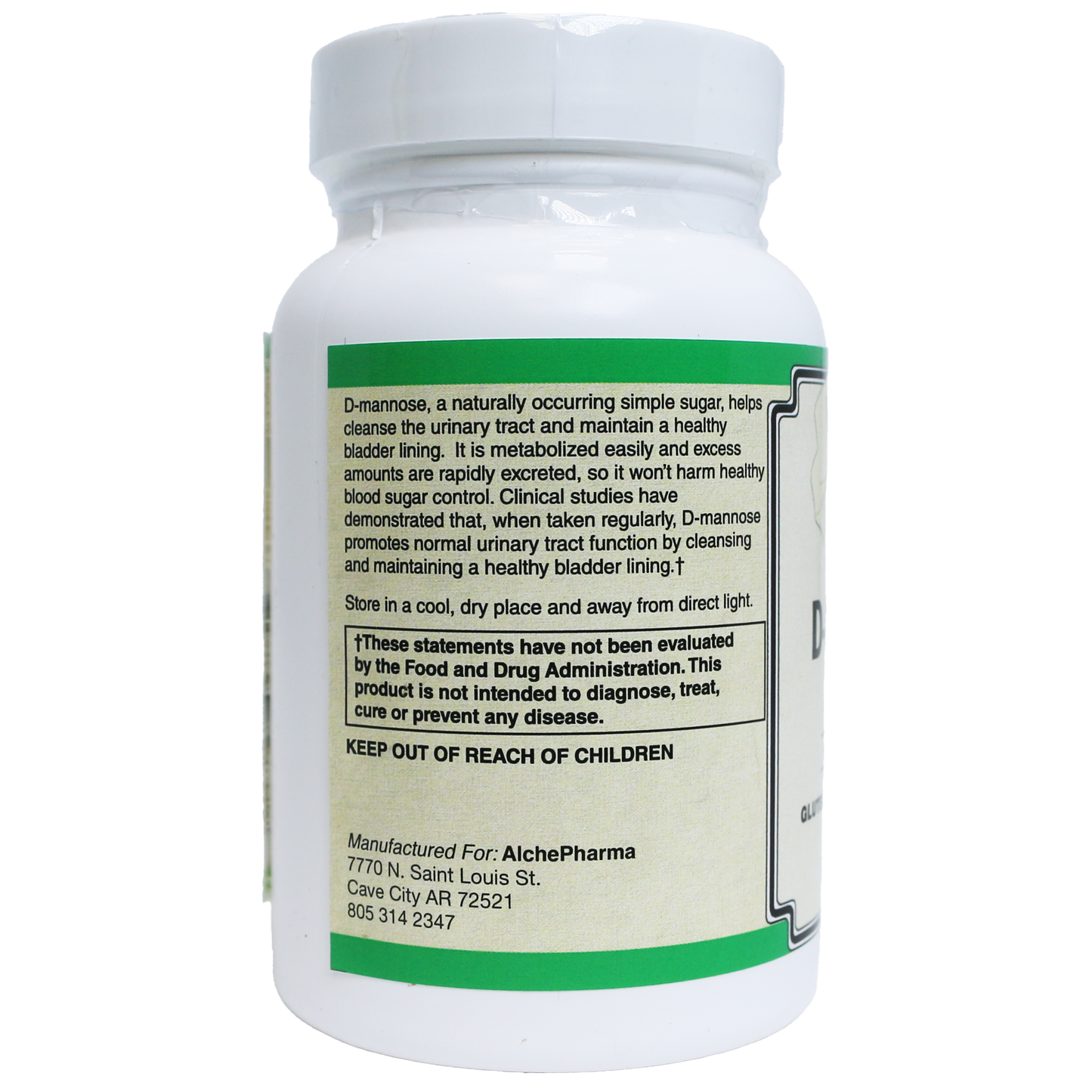 AlchePharma D-Mannose 1000mg-AlchePharma