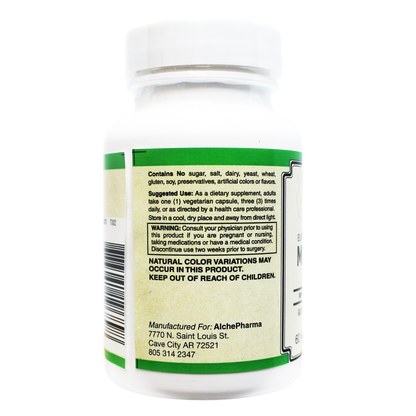 Milk Thistle Extract Plus ( European standardized, EUROMED S.A. ) , Standardized to 80% Silymarin providing 140mg per capsule-Herb-AlchePharma