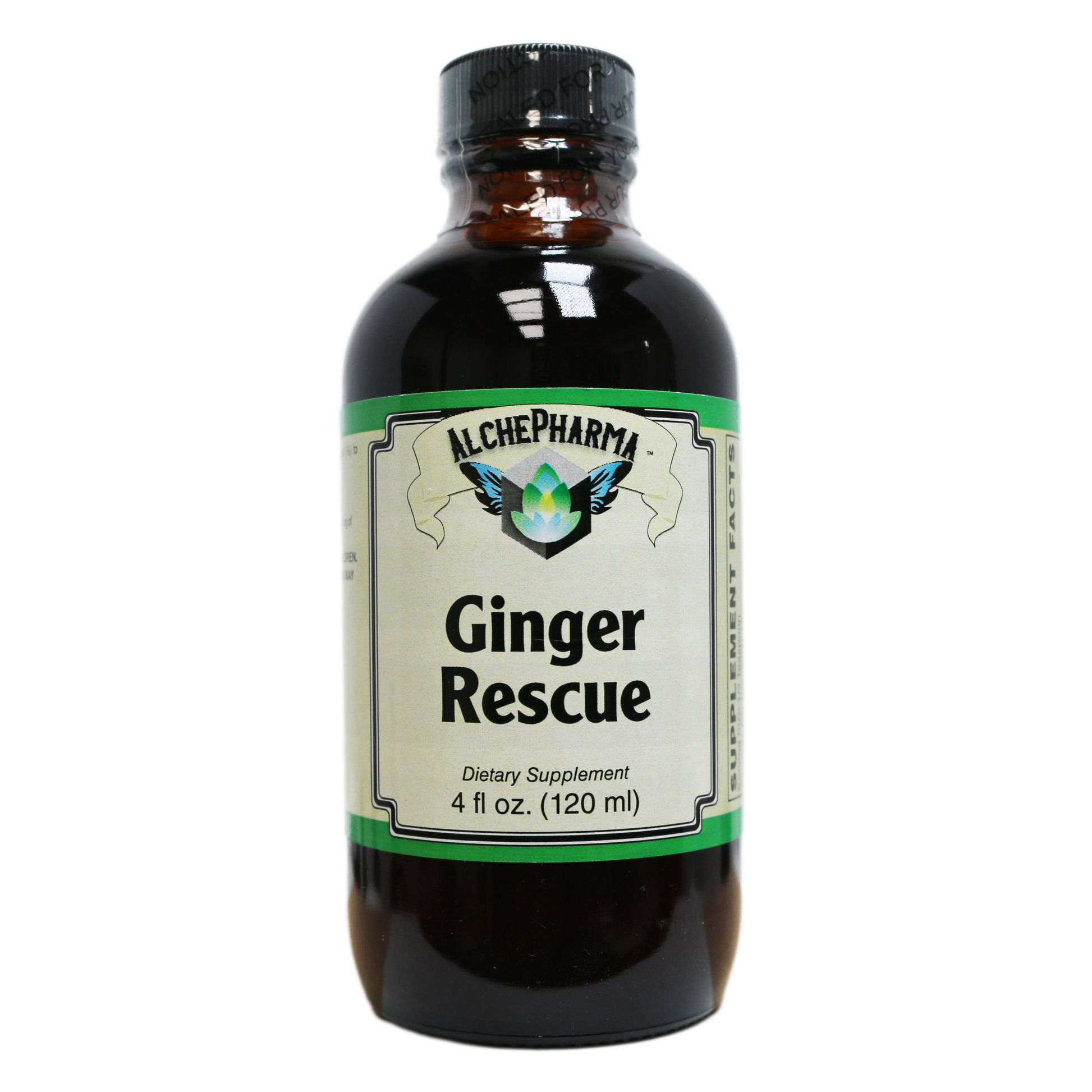 AlchePharma Ginger Rescue Liquid Concentrate: The Power of Organic Ginger-Vitamins & Supplements-AlchePharma