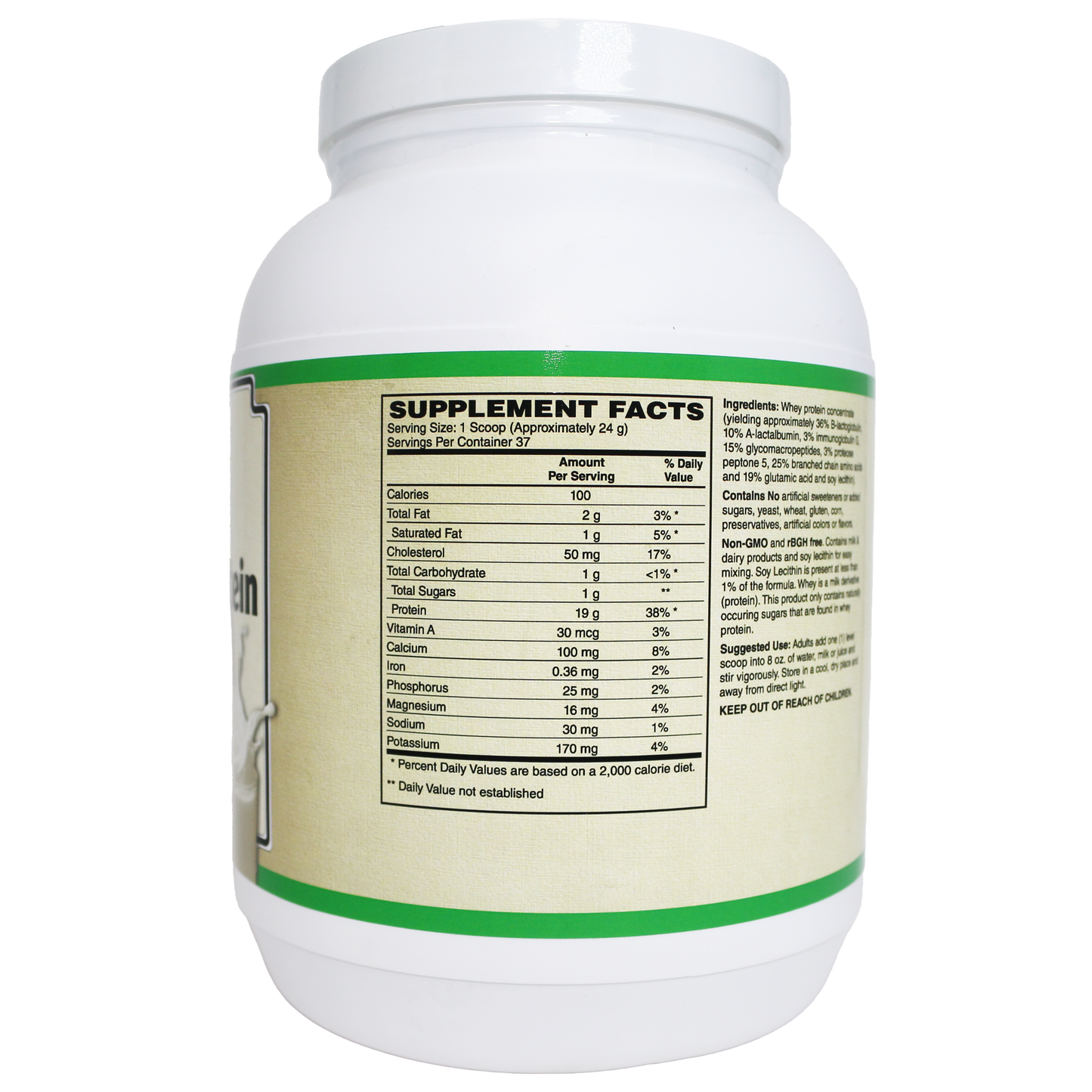 AlchePharma Premium Whey Blend (Concentrate & Isolate) - Natural Vanilla (Copy)-Protein Powders-AlchePharma