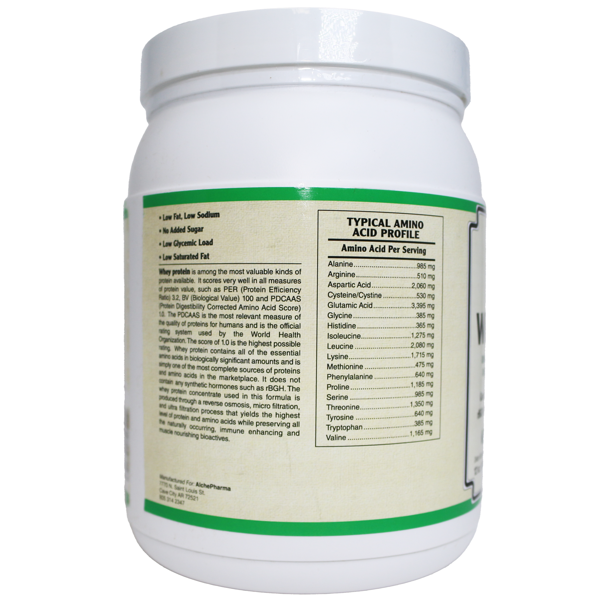 AlchePharma Premium Whey Blend (Concentrate & Isolate) - Natural Vanilla (Copy)-Protein Powders-AlchePharma