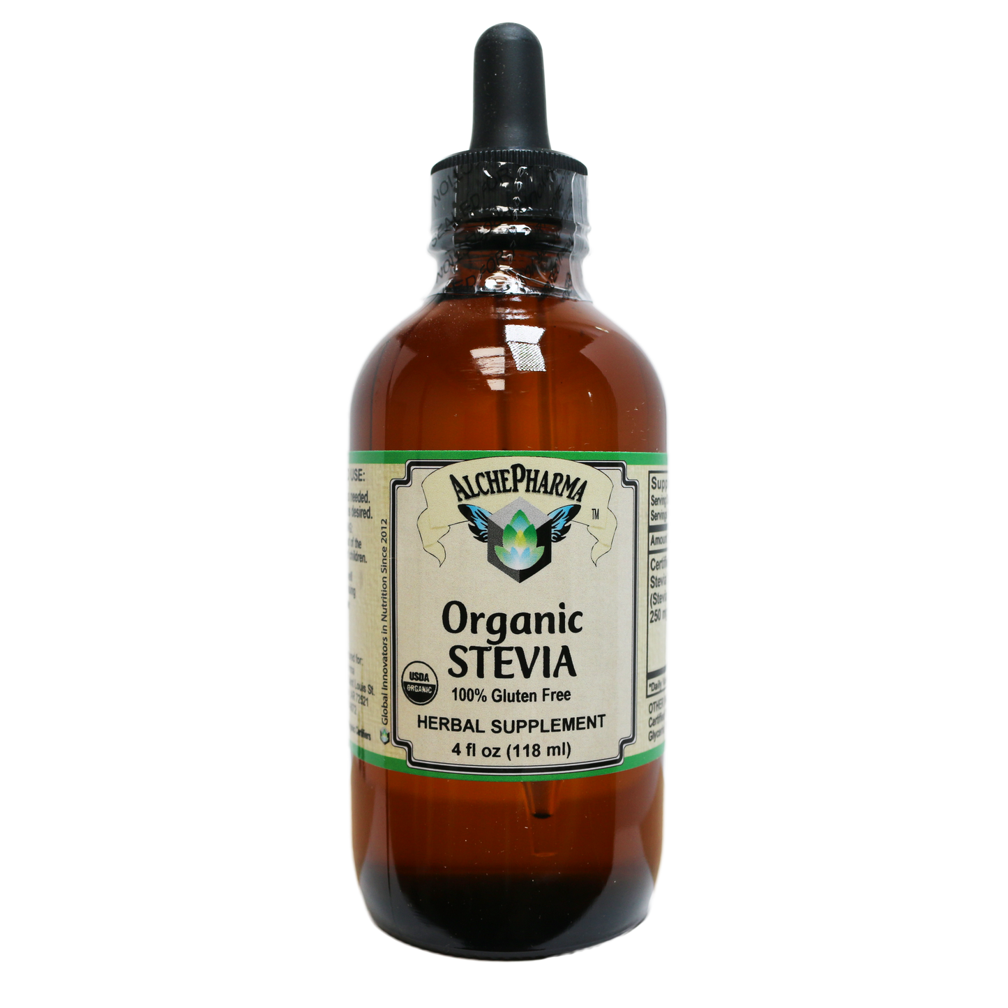 Stevia Organic Leaf Extract ( Unflavored )-Sweeteners-AlchePharma