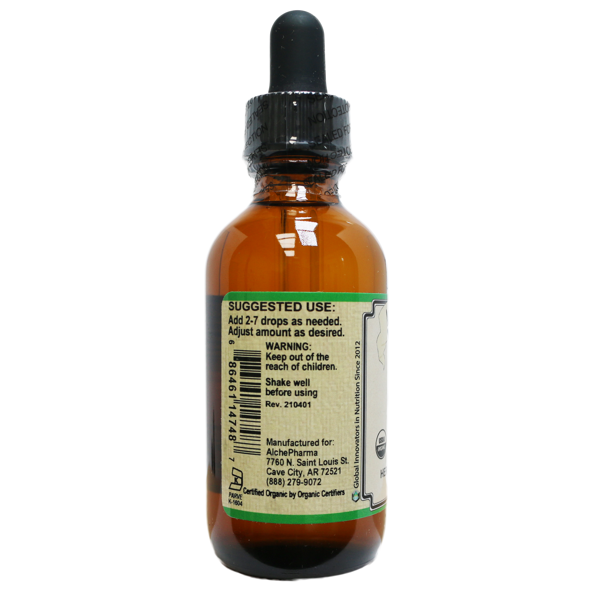 Stevia Organic Leaf Extract ( Unflavored )-Sweeteners-AlchePharma