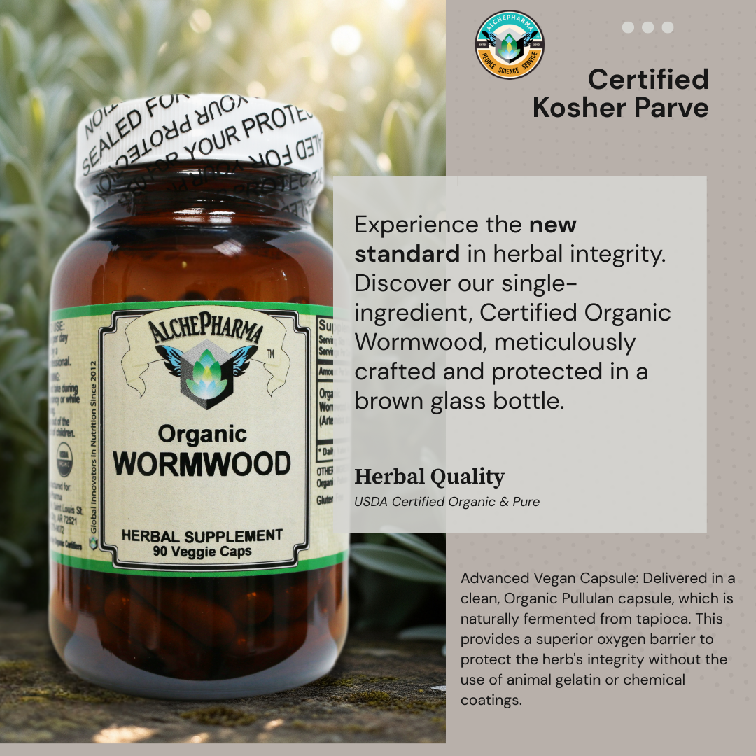 AlchePharma - Organic Wormwood (Artemisia absinthium)-AlchePharma