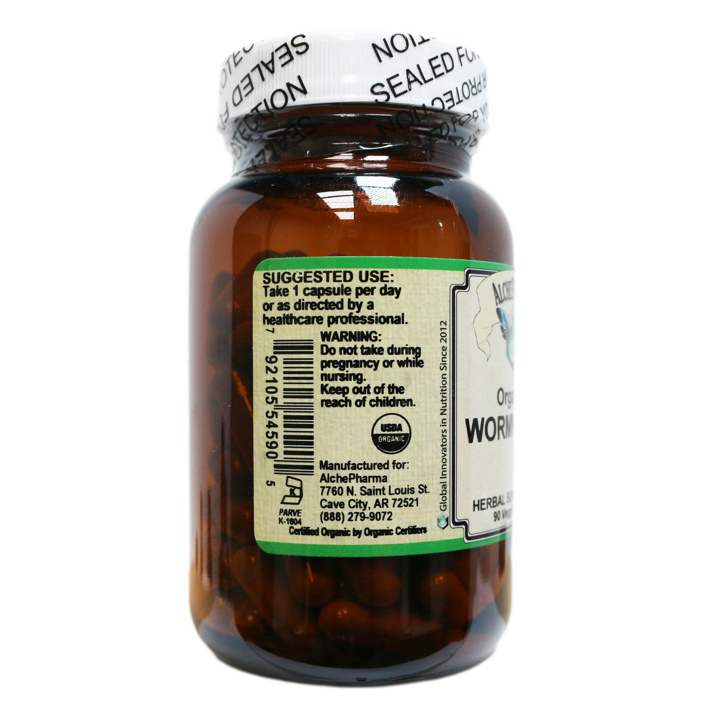 AlchePharma - Organic Wormwood (Artemisia absinthium)-AlchePharma