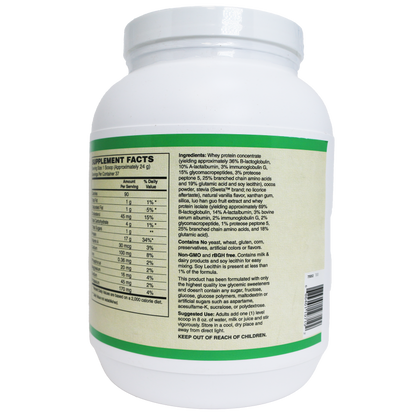 AlchePharma Premium Whey Blend (Concentrate & Isolate) - Natural Chocolate-Protein Powders-AlchePharma