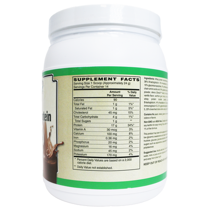 AlchePharma Premium Whey Blend (Concentrate & Isolate) - Natural Chocolate-Protein Powders-AlchePharma