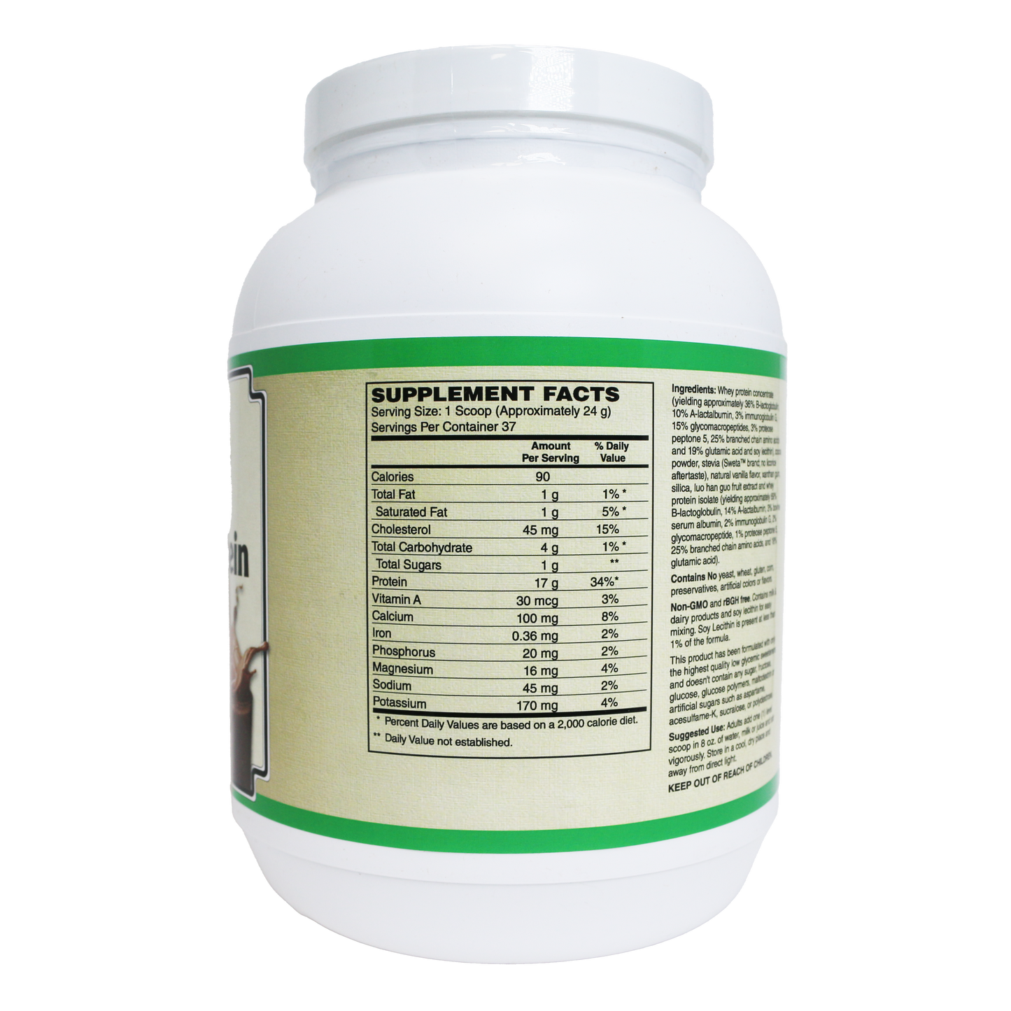 AlchePharma Premium Whey Blend (Concentrate & Isolate) - Natural Chocolate-Protein Powders-AlchePharma