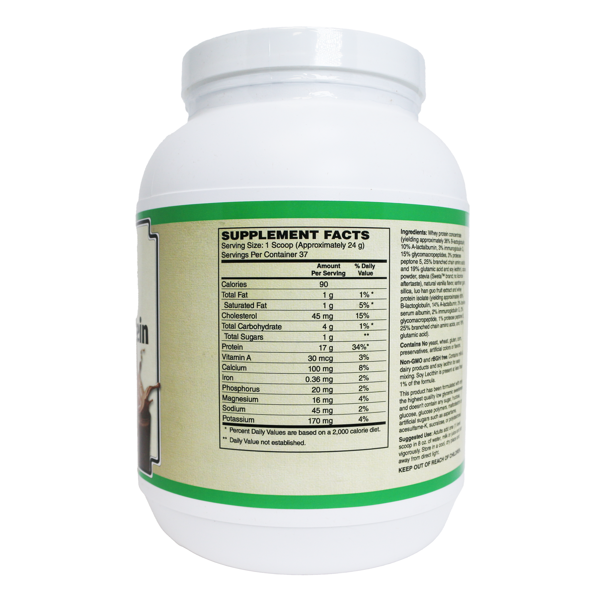 AlchePharma Premium Whey Blend (Concentrate & Isolate) - Natural Chocolate-Protein Powders-AlchePharma