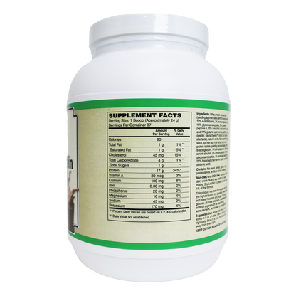 AlchePharma Premium Whey Blend (Concentrate & Isolate) - Natural Chocolate-Protein Powders-AlchePharma