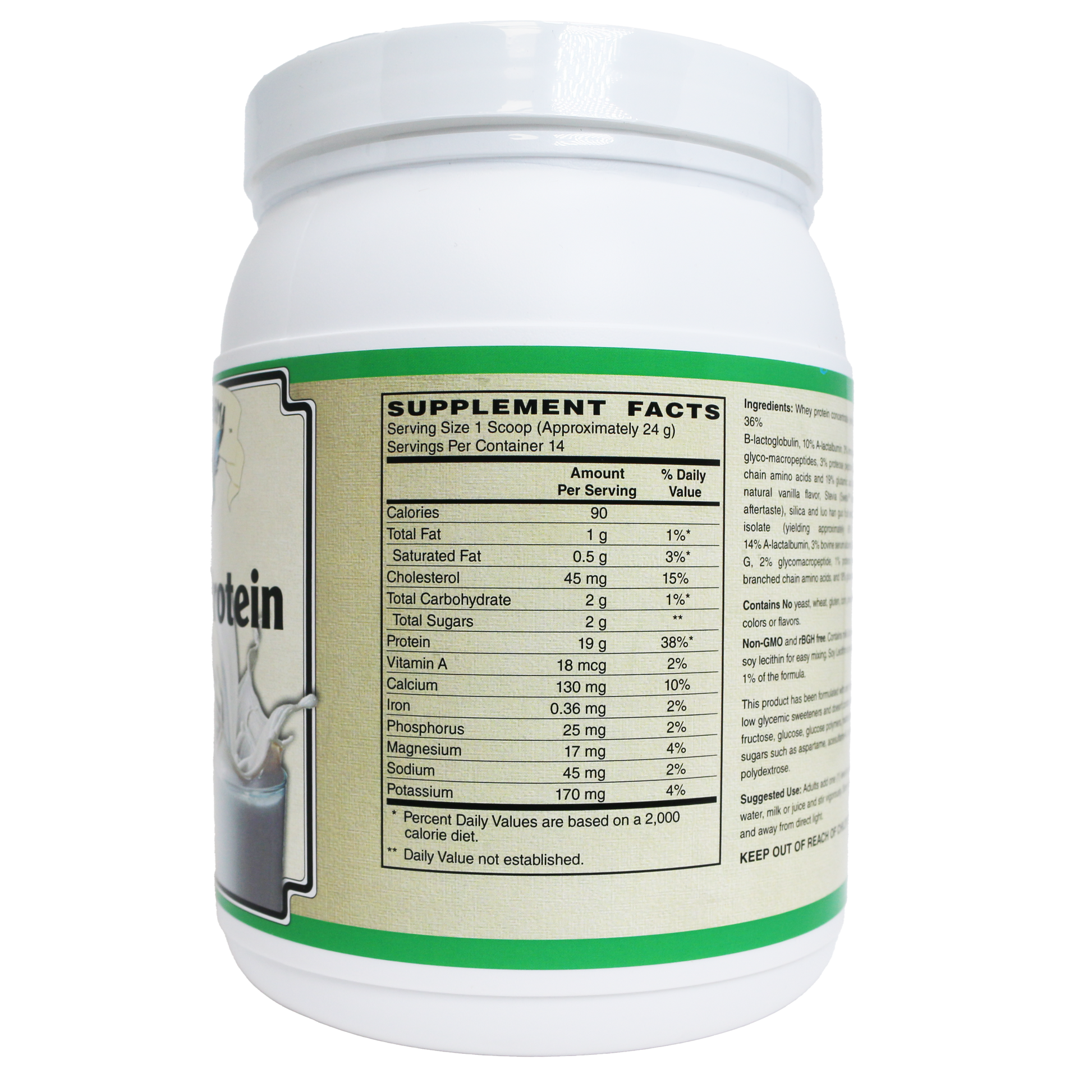 AlchePharma Premium Whey Blend (Concentrate & Isolate) - Natural Vanilla-Protein Powders-AlchePharma