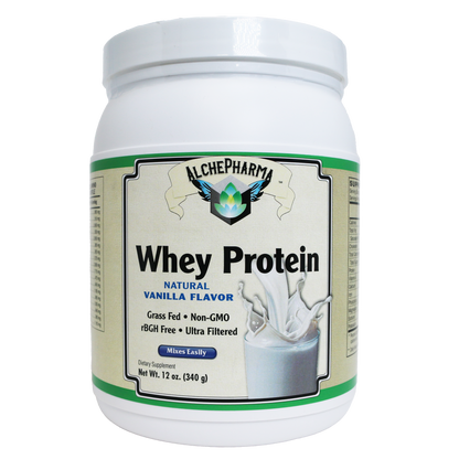 AlchePharma Premium Whey Blend (Concentrate & Isolate) - Natural Vanilla-Protein Powders-AlchePharma