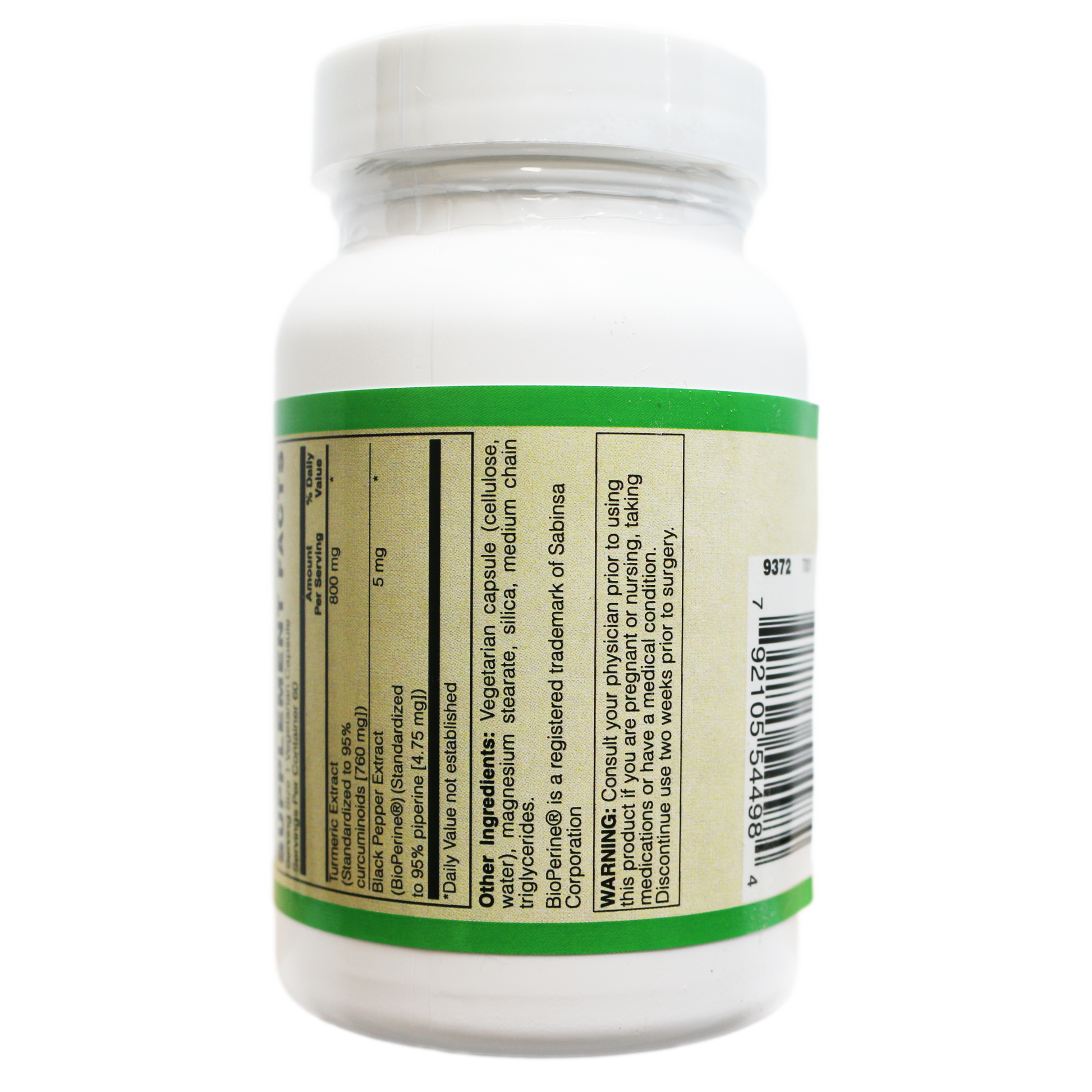 AlchePharma Turmeric 800: Super Strength 95% Curcuminoids with BioPerine®-Vitamins & Supplements-AlchePharma