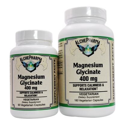 AlchePharma® Magnesium Glycinate 400mg-AlchePharma