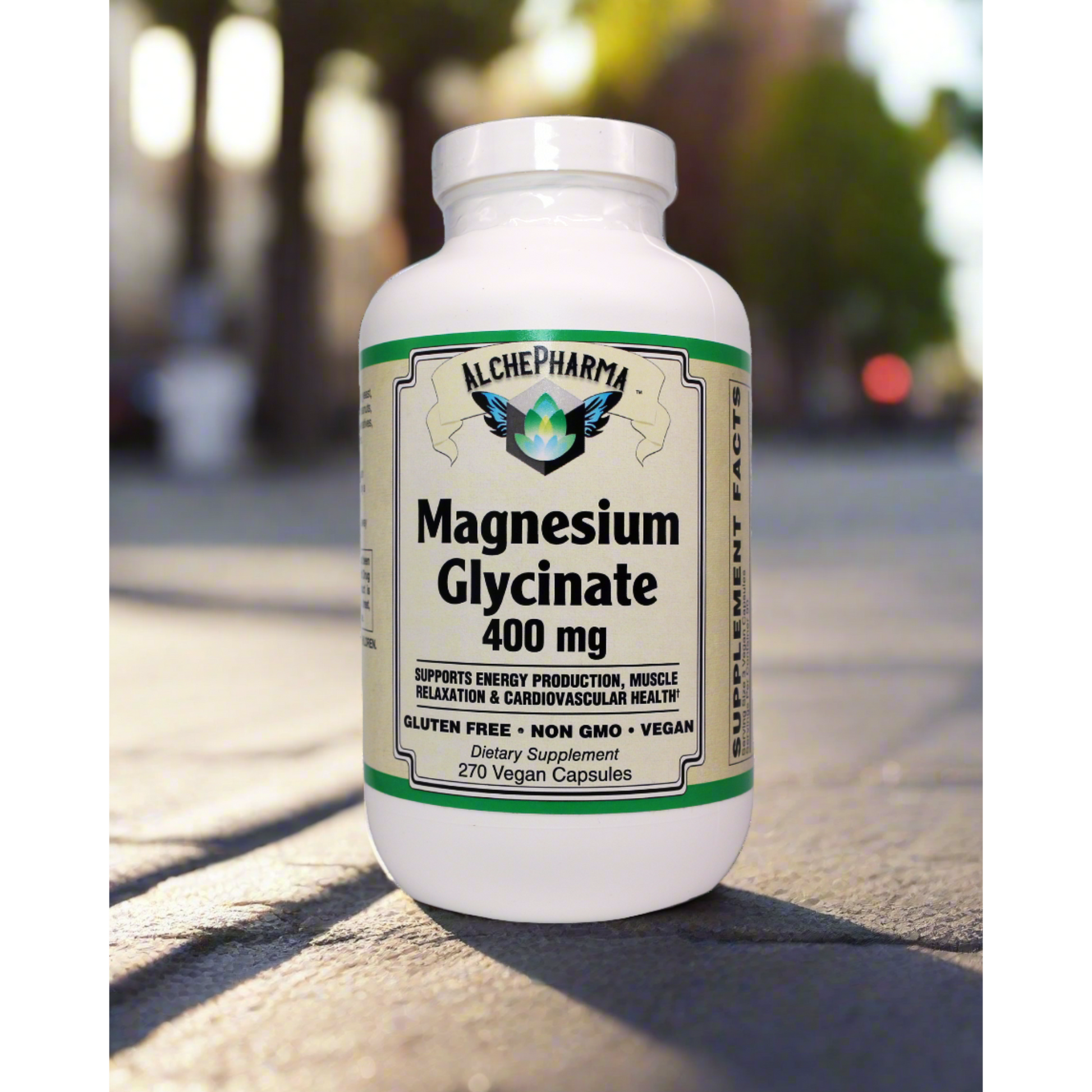 AlchePharma® Magnesium Glycinate 400mg-AlchePharma