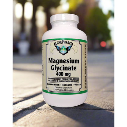 AlchePharma® Magnesium Glycinate 400mg-AlchePharma