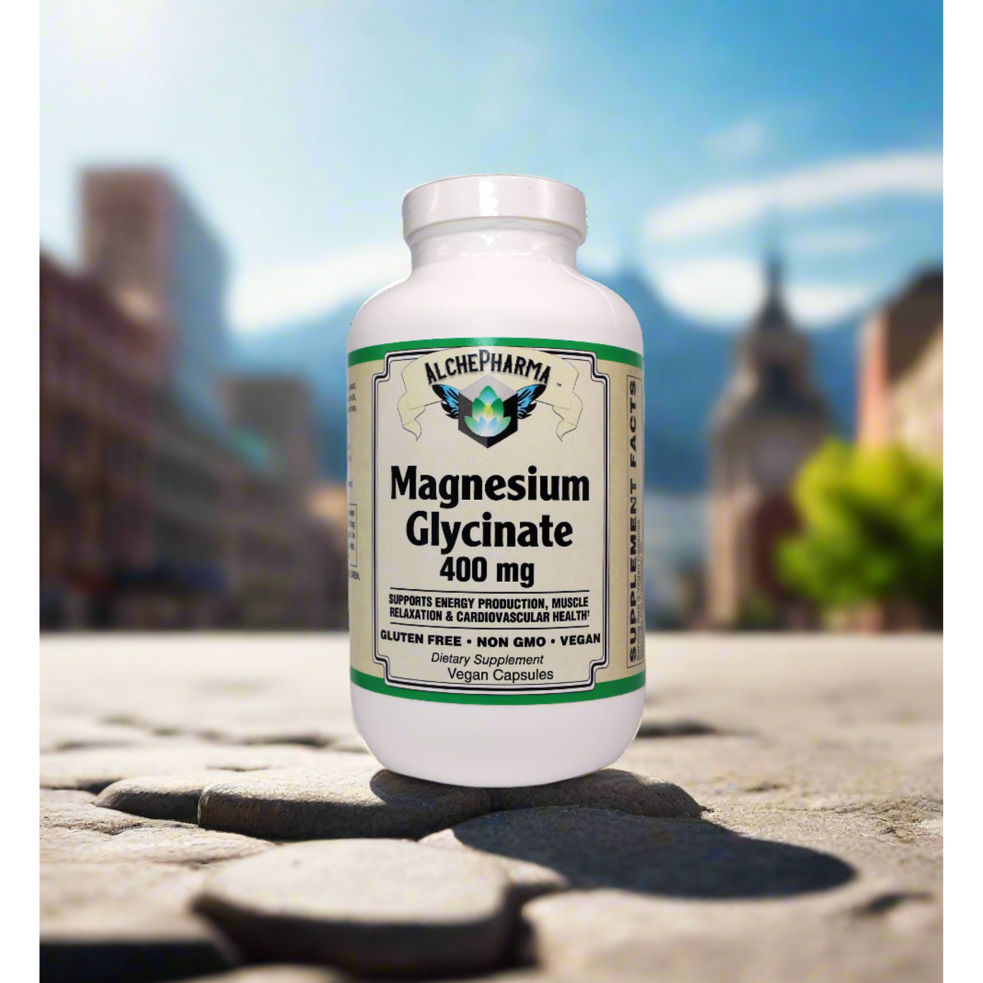 AlchePharma® Magnesium Glycinate 400mg-AlchePharma