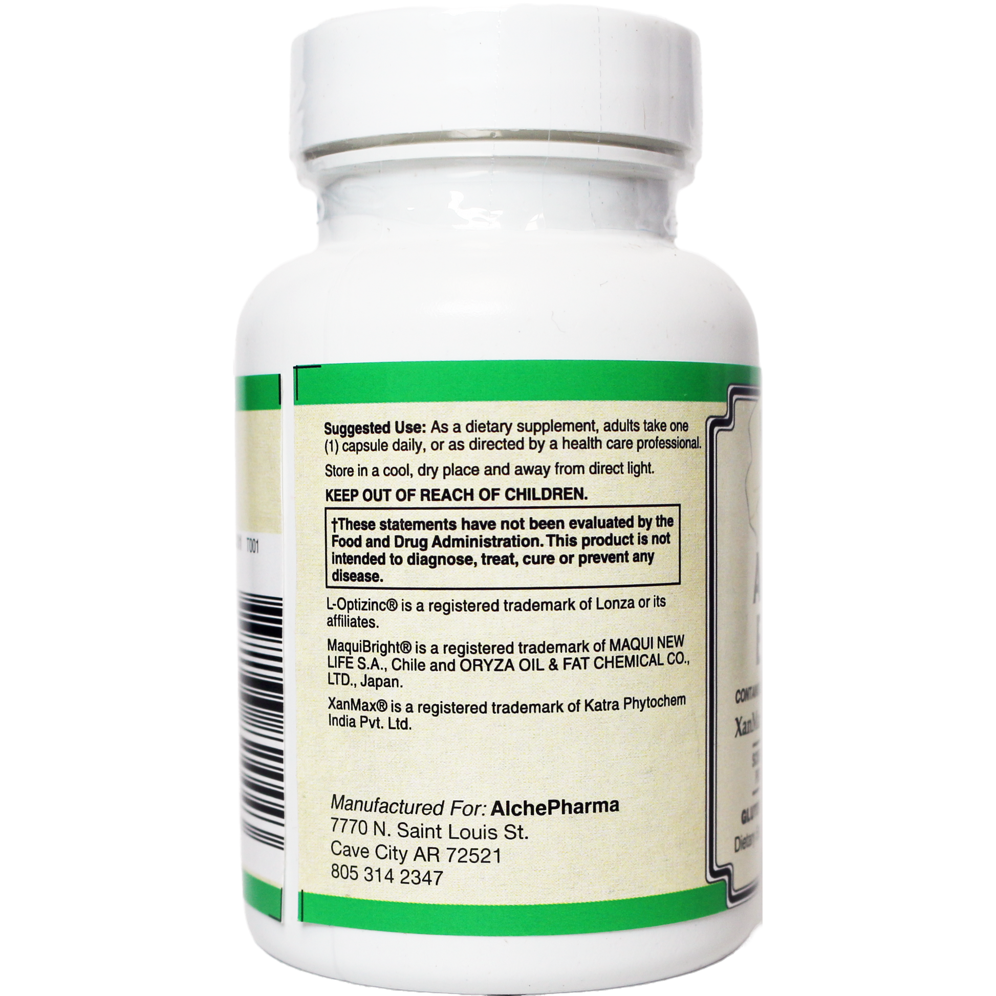 AlchePharma's Advanced Eye Care Supplement-AlchePharma