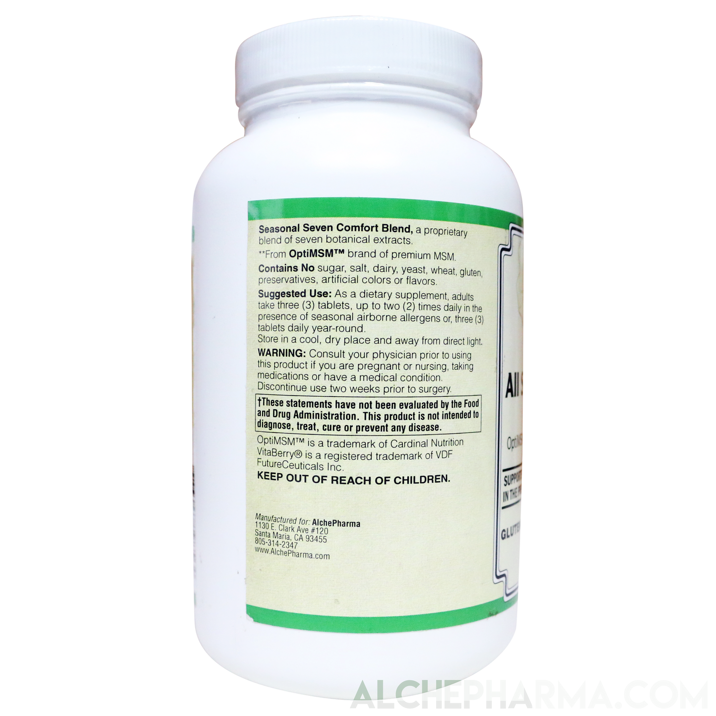 All Season Support (Formerly Aller-7) Proprietary Allergy Formula-Allergy-AlchePharma