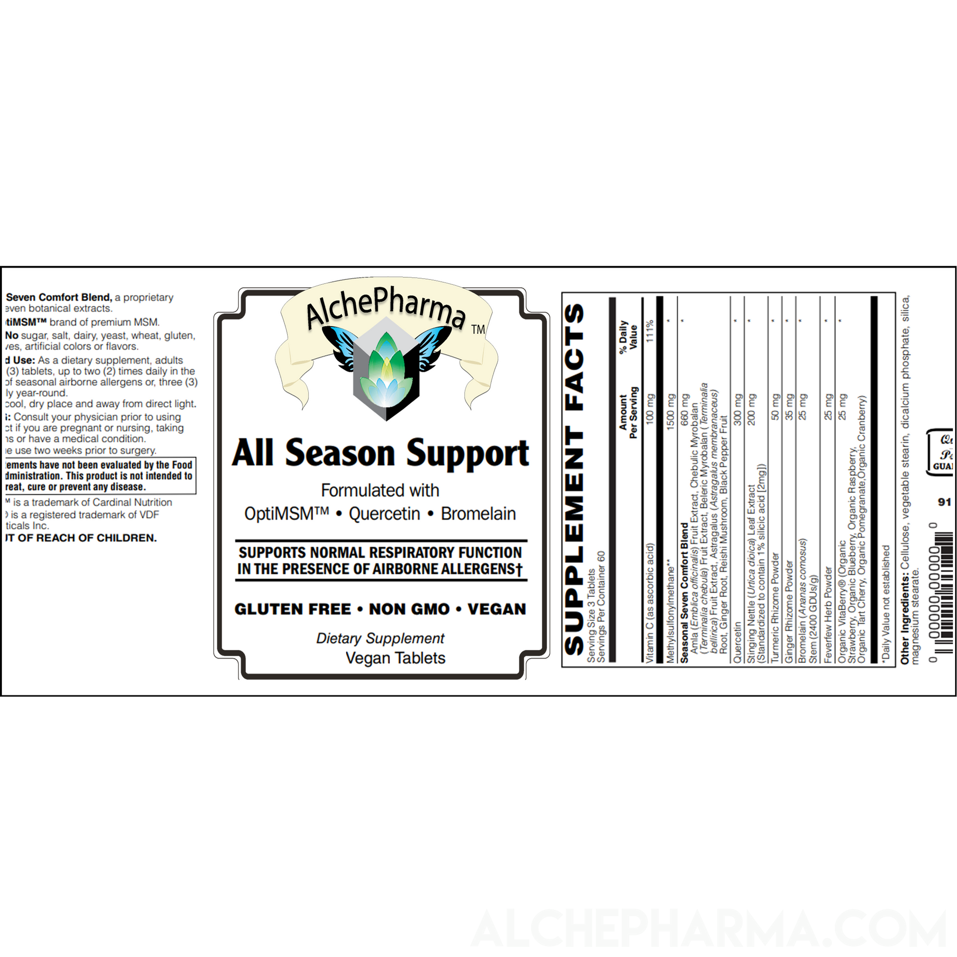All Season Support (Formerly Aller-7) Proprietary Allergy Formula-Allergy-AlchePharma