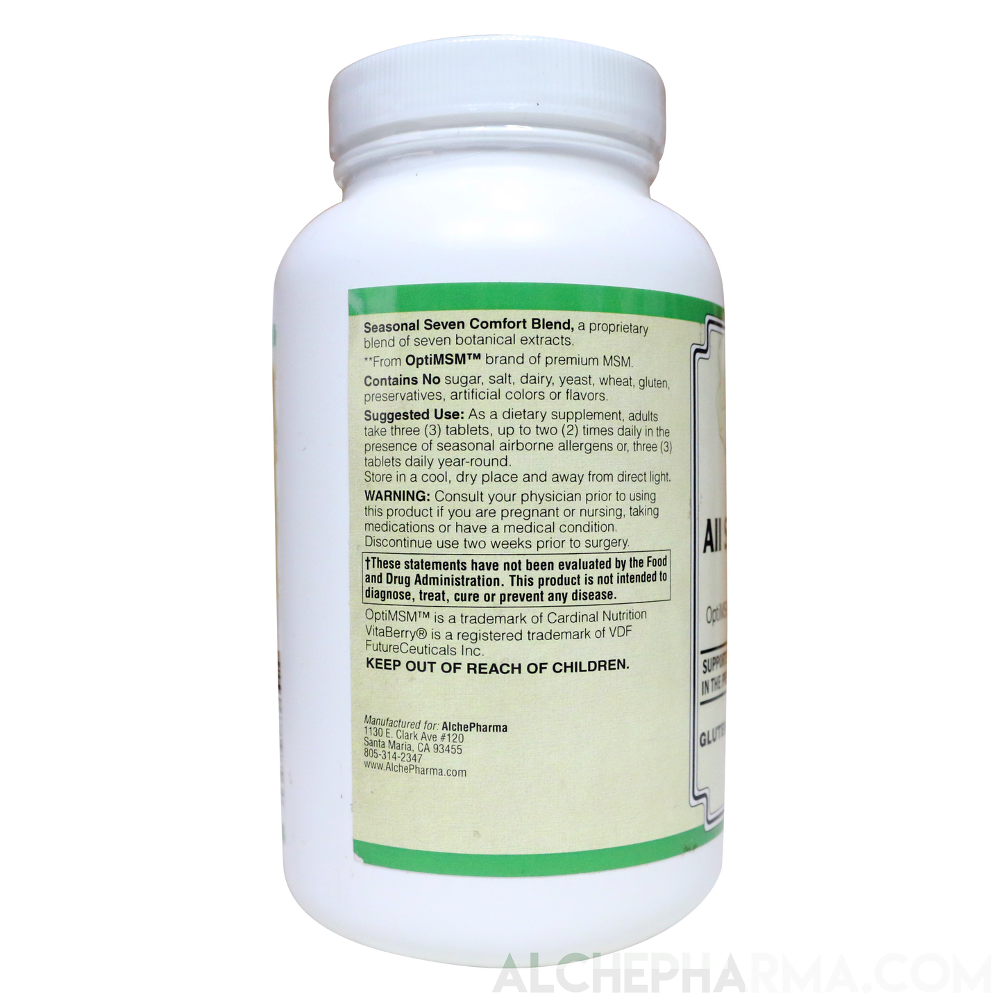 All Season Support (Formerly Aller-7) Proprietary Allergy Formula-Allergy-AlchePharma