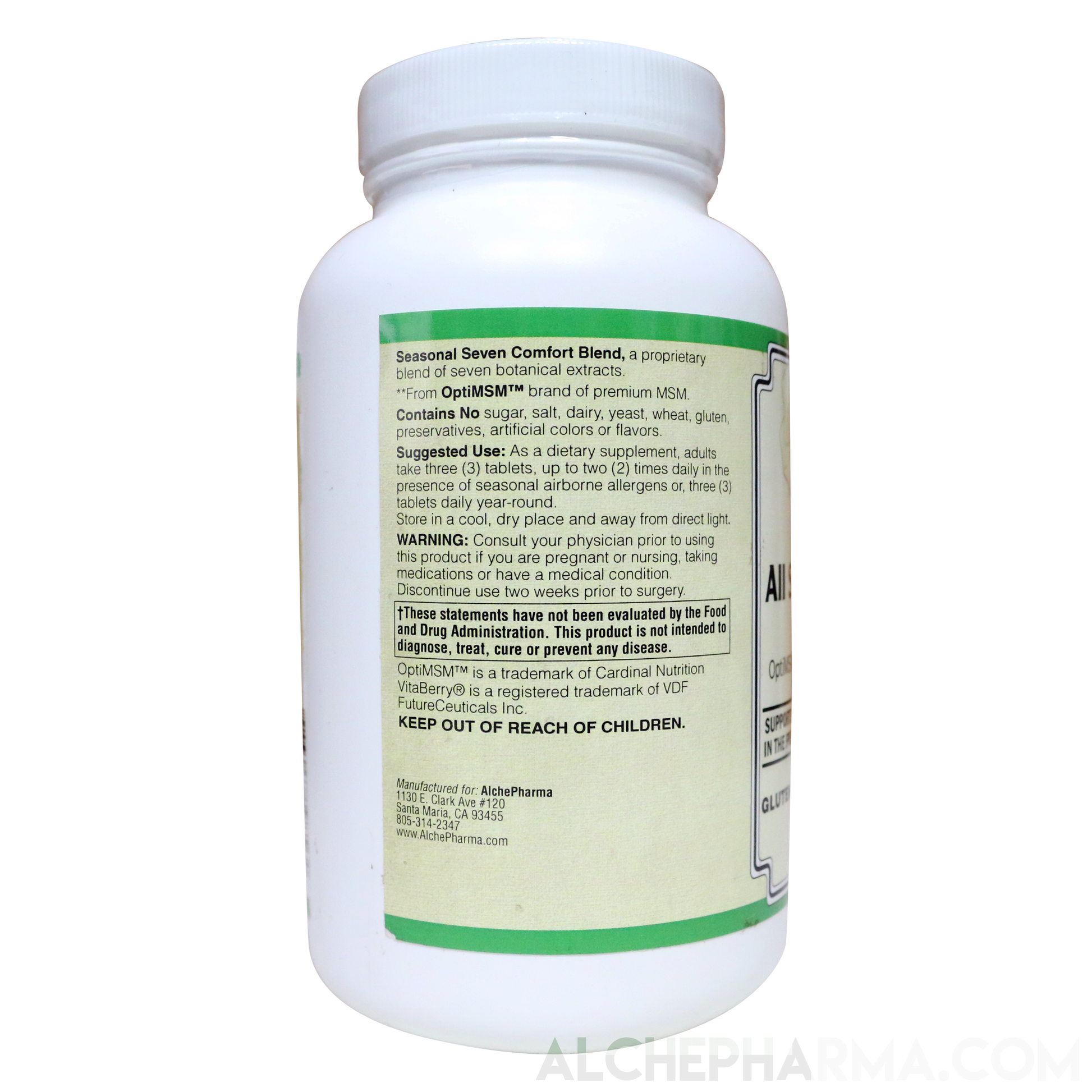 All Season Support (Formerly Aller-7) Proprietary Allergy Formula-Allergy-AlchePharma