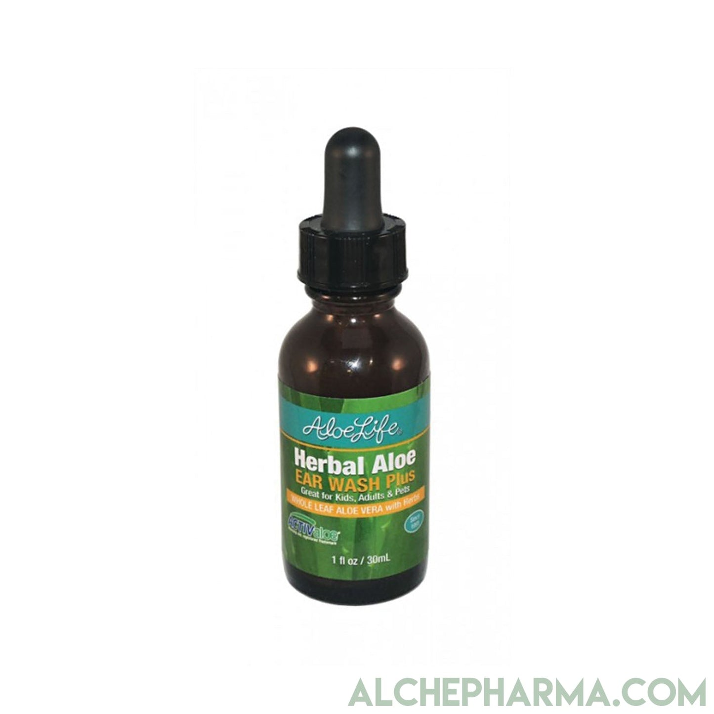 Aloe Life Herbal Aloe Ear Wash Plus 1oz-AlchePharma