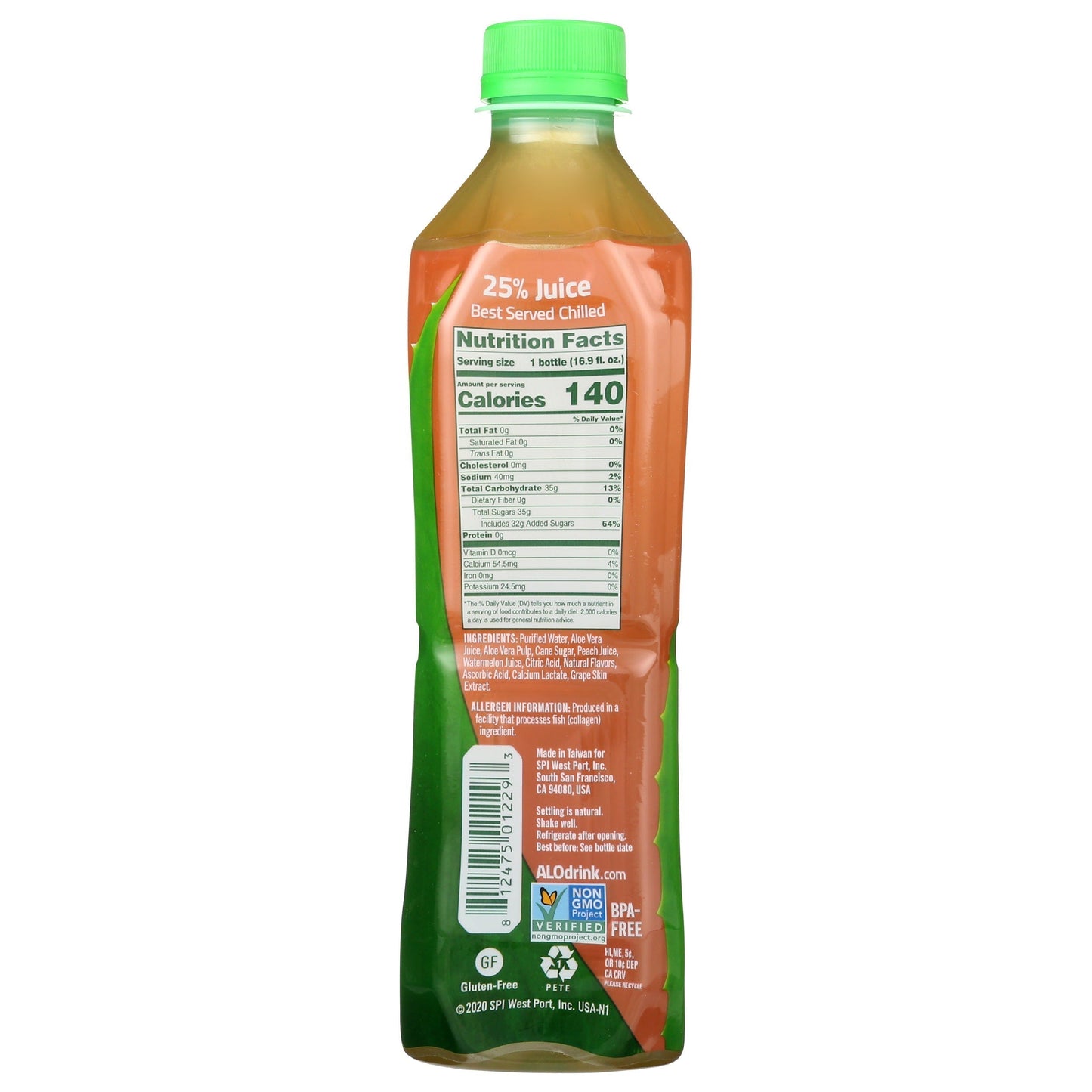 Aloe Vera Juice Drink - 16.9 fl oz (8 Flavors!)-AlchePharma