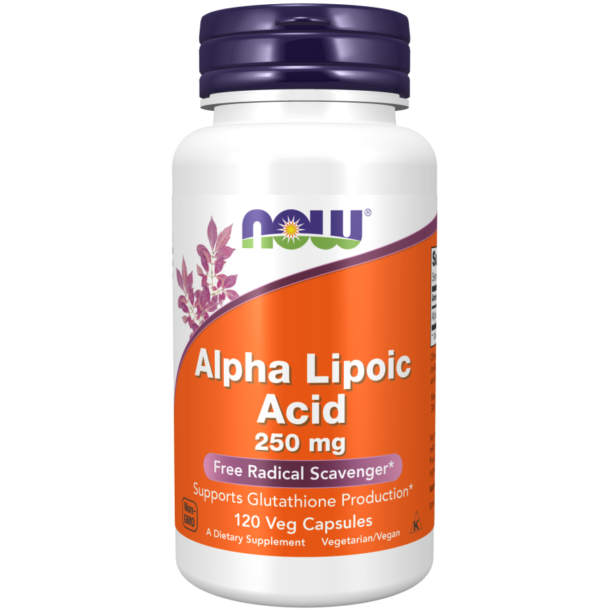 Alpha Lipoic Acid 250 mg Veg Capsules-Antioxidants-AlchePharma