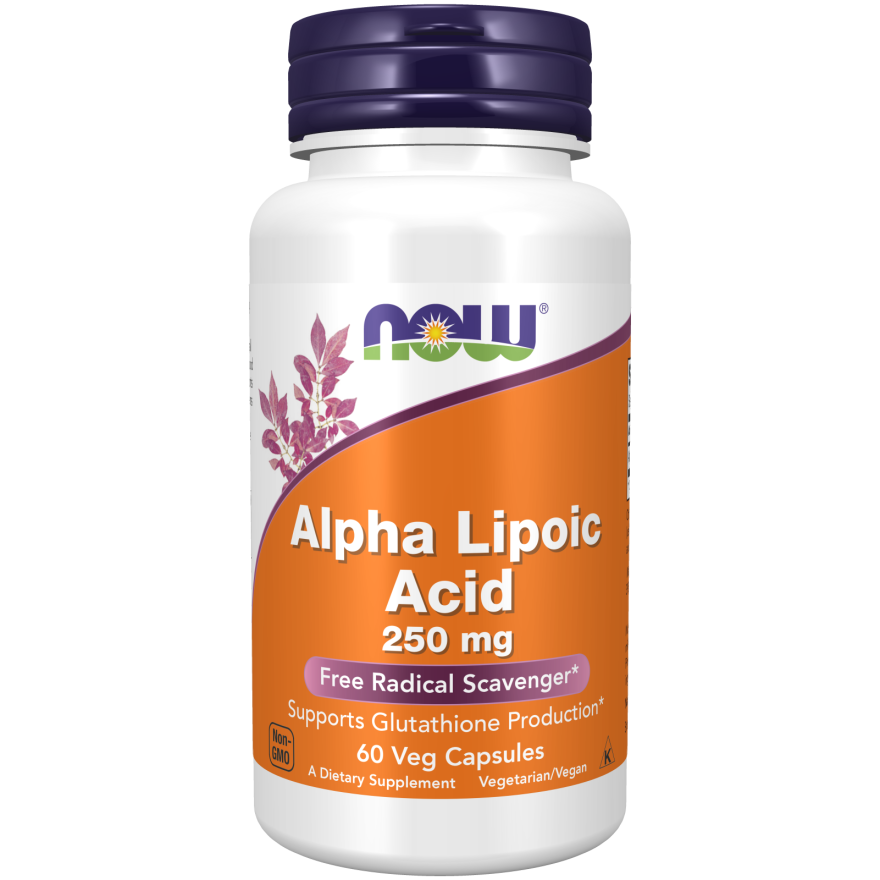 Alpha Lipoic Acid 250 mg Veg Capsules-Antioxidants-AlchePharma