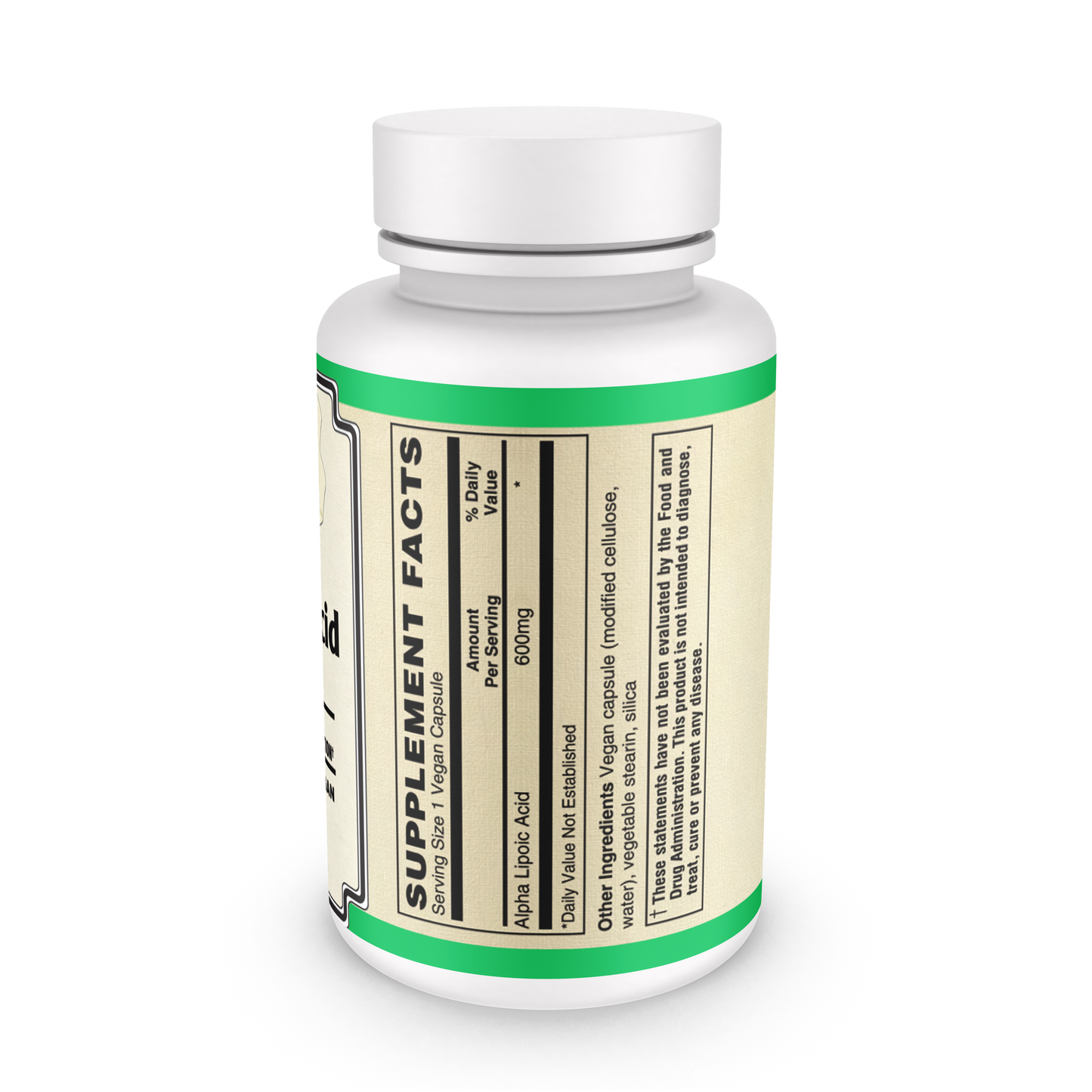 Alpha Lipoic Acid 600 mg 50:50 R and S forms-Anti-Oxidant-AlchePharma