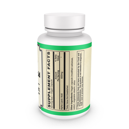 Alpha Lipoic Acid 600 mg 50:50 R and S forms-Anti-Oxidant-AlchePharma