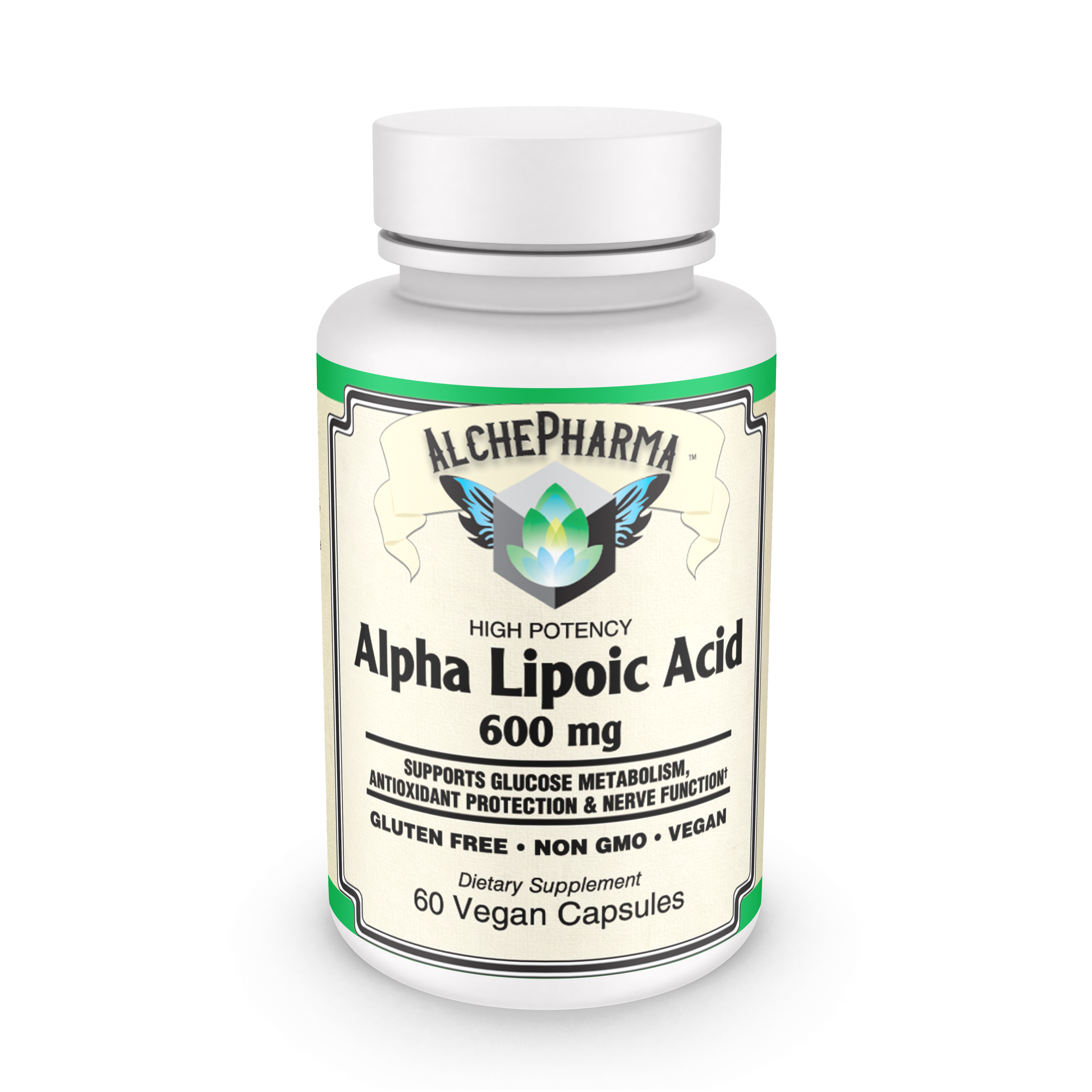 Alpha Lipoic Acid - 600 mg – AlchePharma Naturals