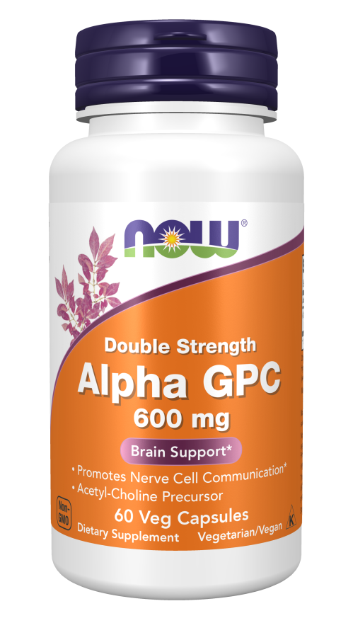 Alpha GPC, Double Strength 600 mg Veg Capsules