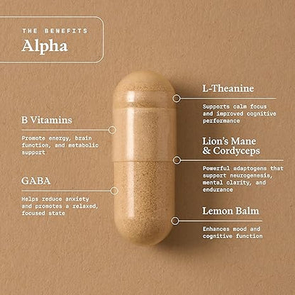 Alpha - Intense Nootropic Focus - 30 Capsules