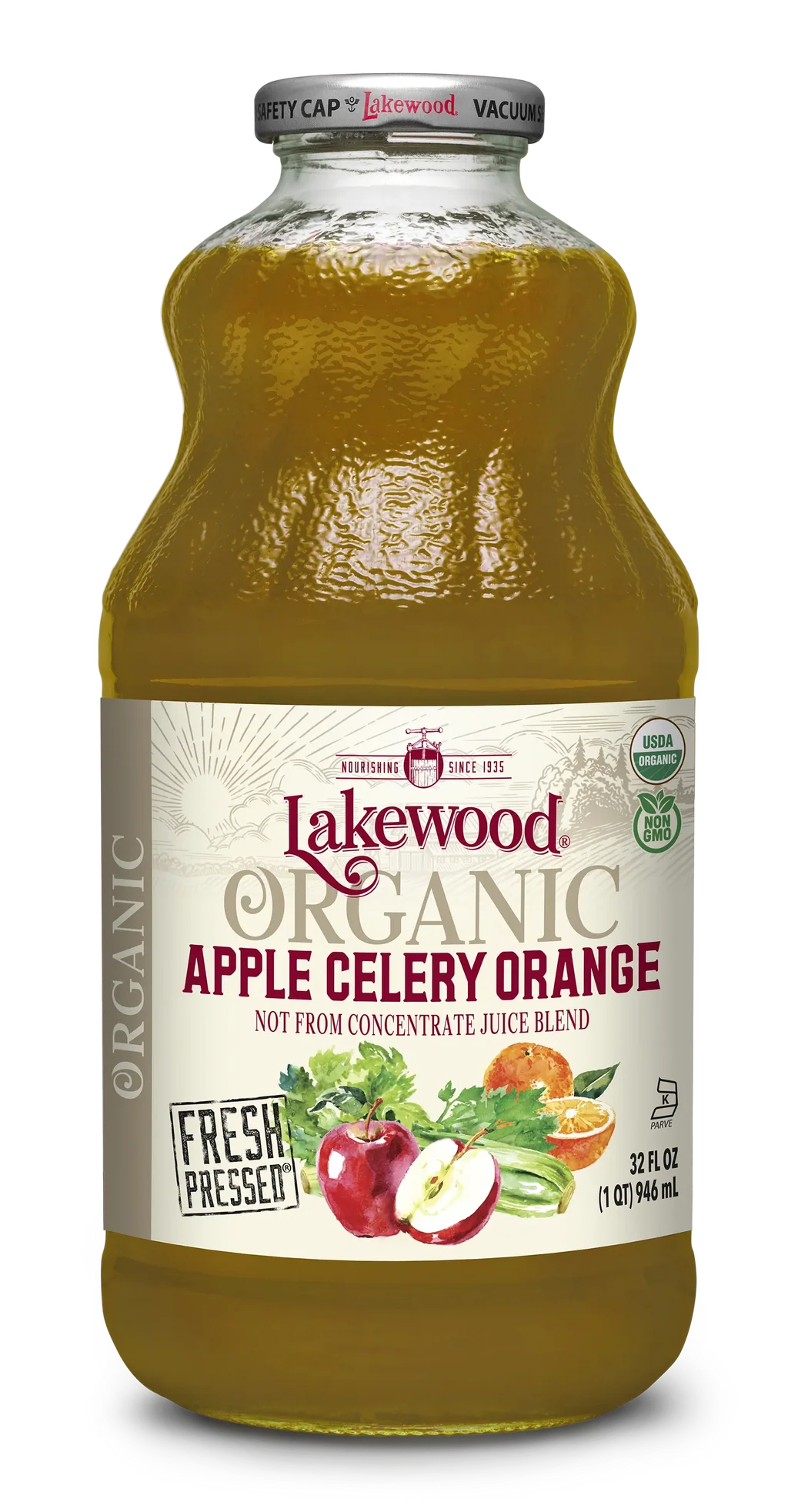 Apple Celery Orange Juice - Organic - 32 Fl. Oz.